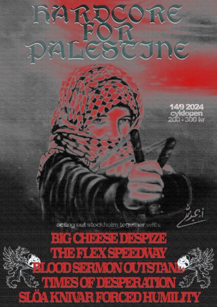 Hardcore for Palestine @ Cyklopen