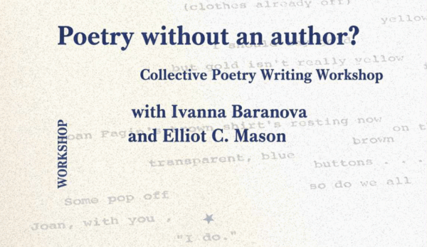 Collective Poetry Writing Workshop @ Cyklopen